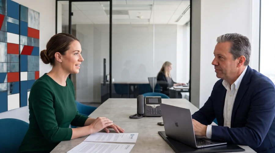 Client meeting or advisory session